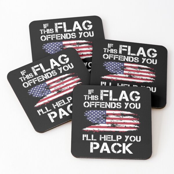 Item preview, If This Flag offends You I'll Help You Pack designed and sold by fusedtees.
