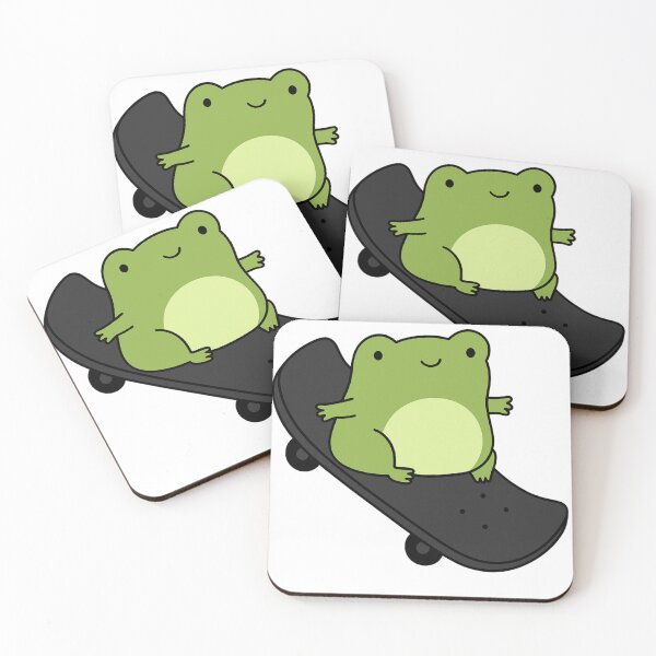 Item preview, Skater Frog Vibes – Chill Amphibian on a Board designed and sold by haitrieuic96.