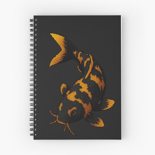 Item preview, Koi Fish - Pixel Art - 8bit graphics 16bit graphics - Retro Fish Art - Utsurimono KoiFish designed and sold by Kabuji Store.