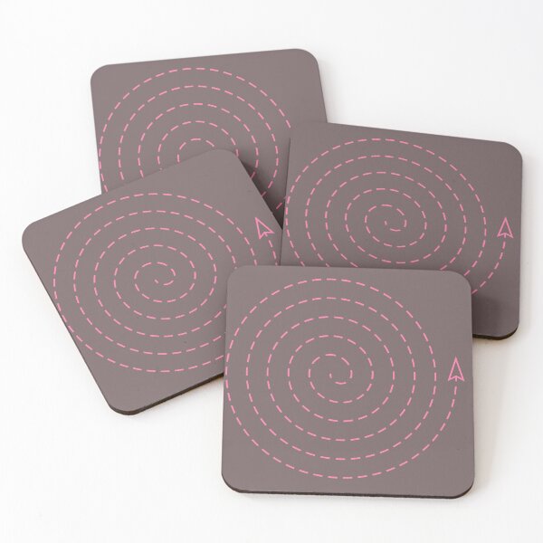 Item preview, Dotted Red Spiral with Arrow designed and sold by ZorianArt.