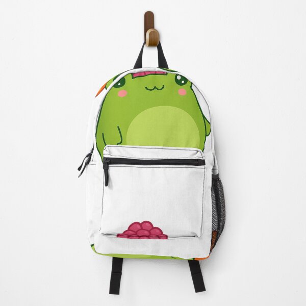 Item preview, Cute Cartoon Frogs with Fruit Hats – Raspberry and Strawberry Duo Design designed and sold by haitrieuic96.