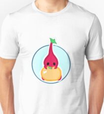 Red pikmin holding golden apple Unisex T-Shirt