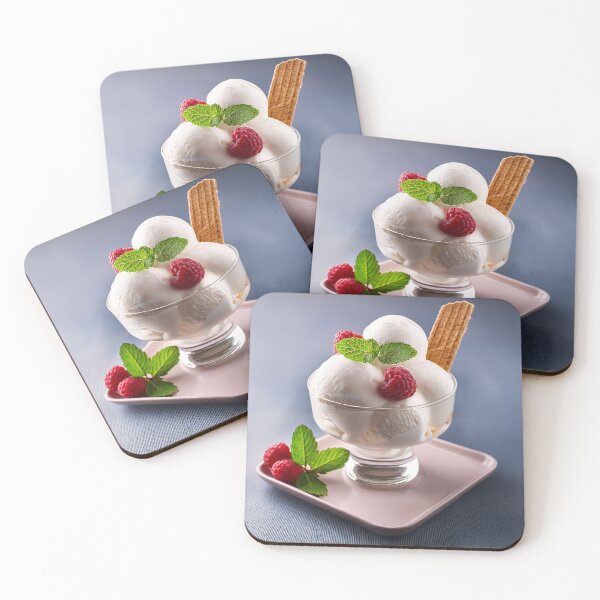 Item preview, Delicious ice cream with fruit designed and sold by Photopat.
