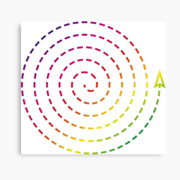 Item preview, Colorful Spiral with Arrow designed and sold by ZorianArt.