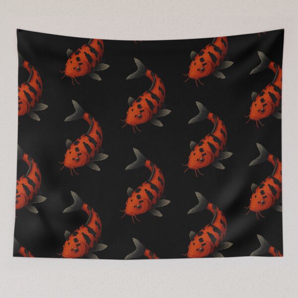 Item preview, Koi Fish - Pixel Art - 8bit graphics 16bit graphics - Retro Fish Art - Bekko KoiFish designed and sold by Kabuji Store.