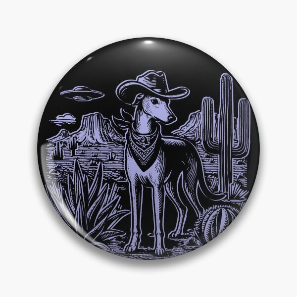 Item preview, Greyhound UFO Western Cowboy Violet designed and sold by Jcat7.