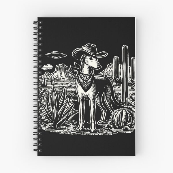Artikelvorschau, Windhund UFO Western Cowboy Weiß entworfen und verkauft von Jcat7.