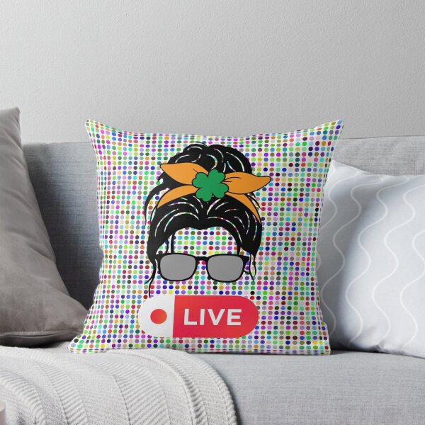 Item preview, Live Stream Girl Pop Art . designed and sold by  StickAndStyle .