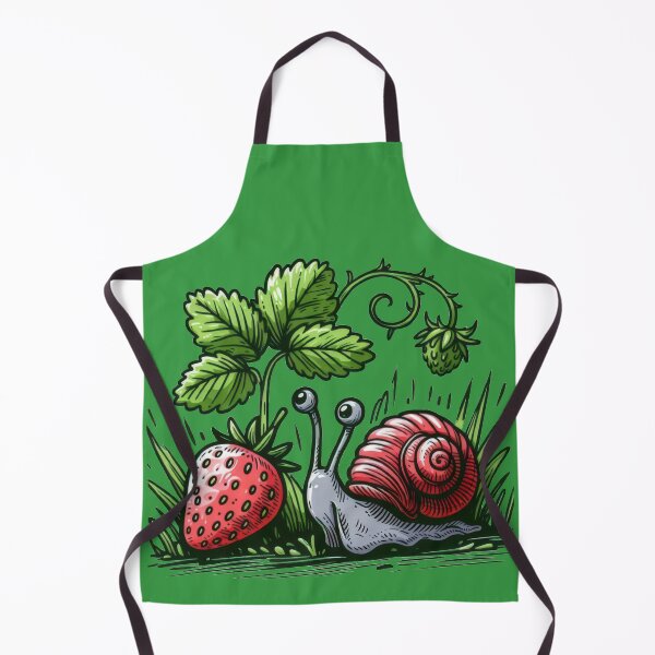 Item preview, The Curious Snail and the Giant Strawberry designed and sold by IraBum.