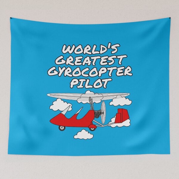 Item preview, World's Greatest Gyrocopter Pilot, Autogyro Aviation Enthusiast Funny designed and sold by doodlerob.