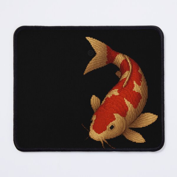 Item preview, Koi Fish - Pixel Art - 8bit graphics 16bit graphics - Retro Fish Art - Kōhaku KoiFish designed and sold by Kabuji Store.