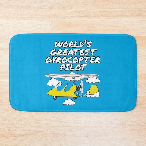 Item preview, World's Greatest Gyrocopter Pilot, Autogyro Aviation Enthusiast Funny (Yellow) designed and sold by doodlerob.
