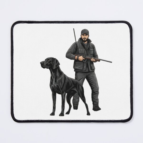 Item preview, CUTE BLACK HUNTING DOG designed and sold by Obinne.