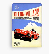 Ollon-Villars Hill Climb Canvas Print
