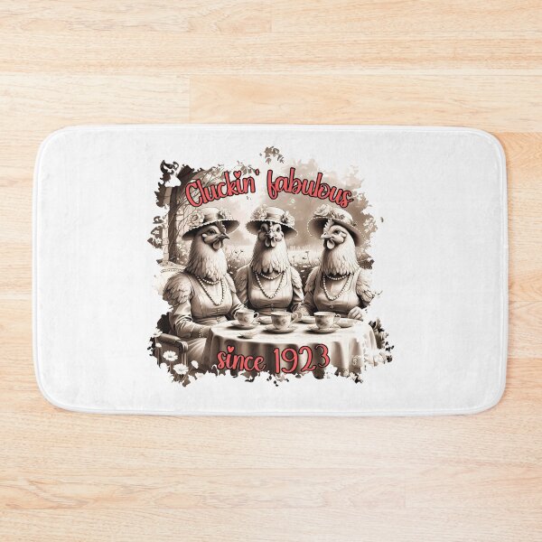 Item preview, Chicken Social Circle – Cluckin’ Fabulous Since 1923 (Sepia Vintage Art) designed and sold by TestudoDesign.