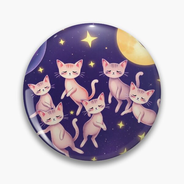 Item preview, Celestial Whiskers A Cosmic Ballet of Starlit CatsDawn designed and sold by C1self.