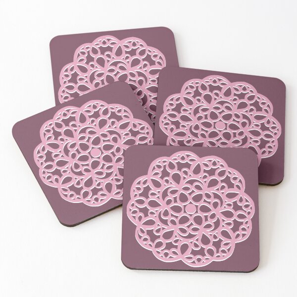Item preview, Hermoso arte abstracto floral de mandala morado designed and sold by TackyTime.