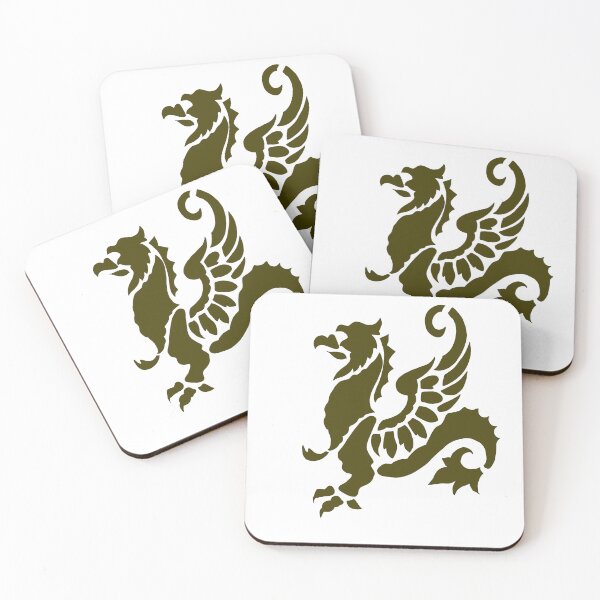 Item preview, Gothic Griffin – Heraldic Silhouette Emblem designed and sold by olenafomina.