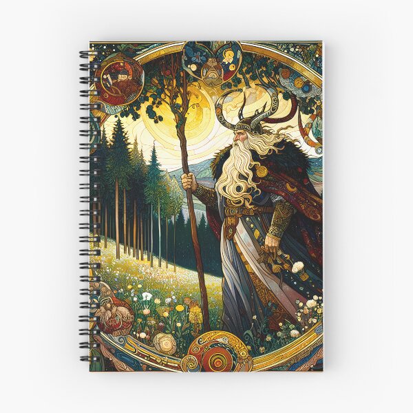 Item preview, Odin in Summer | Light of the Nine Realms designed and sold by Stoneflower-Art.