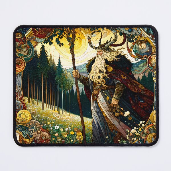 Item preview, Odin in Summer | Light of the Nine Realms designed and sold by Stoneflower-Art.
