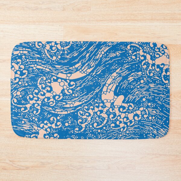 Item preview, Waves and spume in Japan - seamless vintage pattern designed and sold by Japan Design Prints.