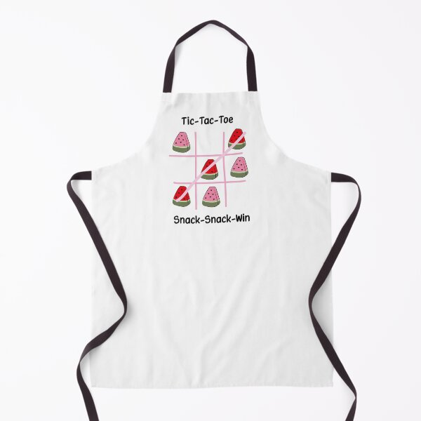 Item preview, Cute watermelon tic-tac-toe game with heart seeds and playful red-pink slices forming a diagonal win, kawaii summer vibes designed and sold by All-Of-Art.
