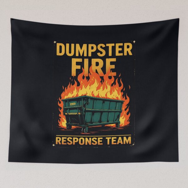 Item preview, Dumpster Fire Response Team designed and sold by StudioRedKoala.