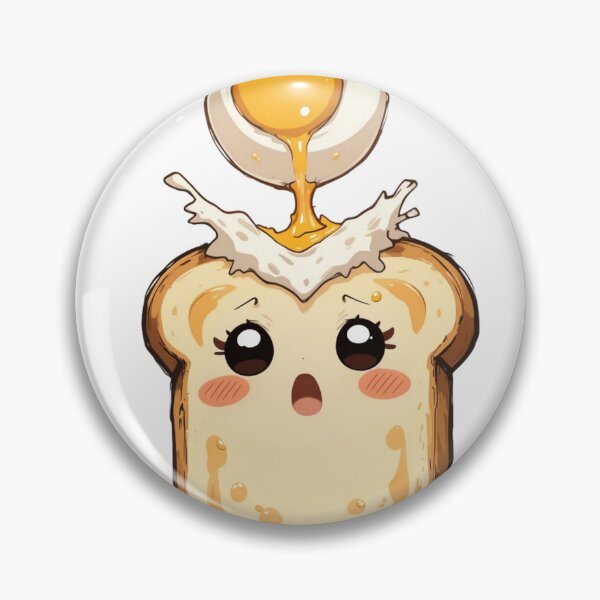 Item preview, Anime Toast Surprise – Egg Drop Drama designed and sold by PRIME4YOU.