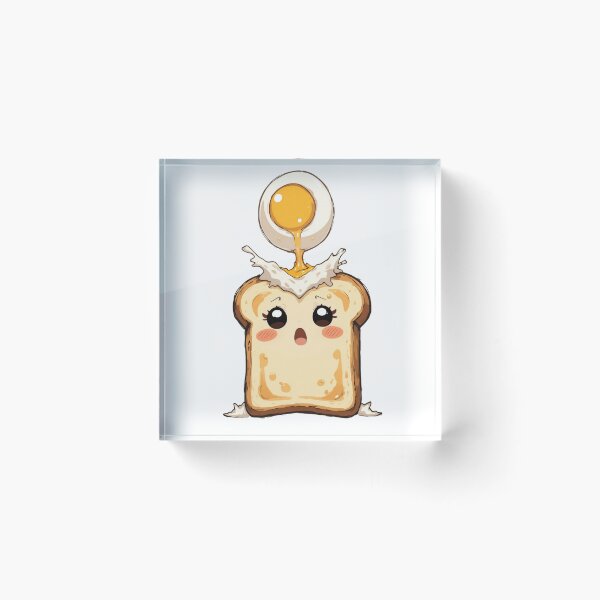 Item preview, Anime Toast Surprise – Egg Drop Drama designed and sold by PRIME4YOU.