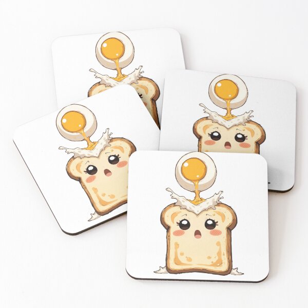 Item preview, Anime Toast Surprise – Egg Drop Drama designed and sold by PRIME4YOU.
