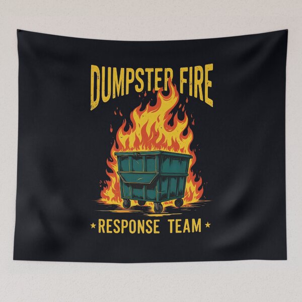 Item preview, Dumpster Fire Response Team designed and sold by StudioRedKoala.