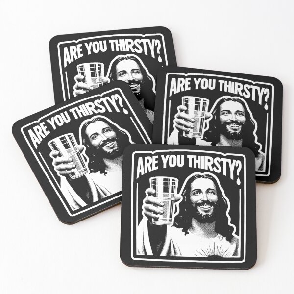 Item preview, John 7:37 Let Anyone Who Is Thirsty Come To Me And Drink designed and sold by plushism.