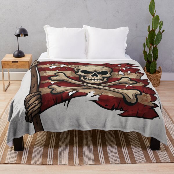 Item preview, Pirate Flag With Skull And Bones designed and sold by Aise06.