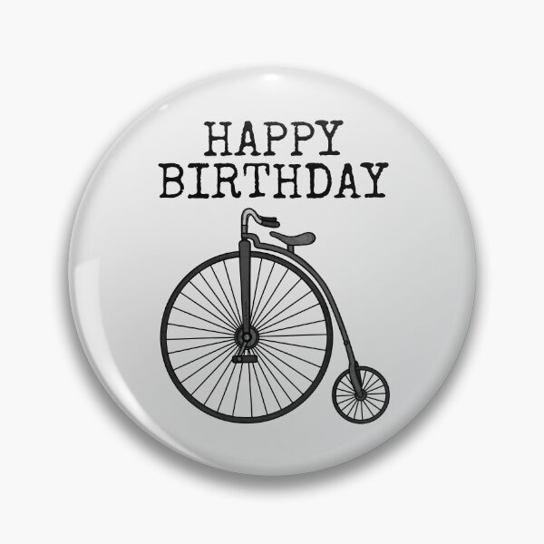 Item preview, Penny Farthing Bicycle, Happy Birthday, Cyclist Funny designed and sold by doodlerob.