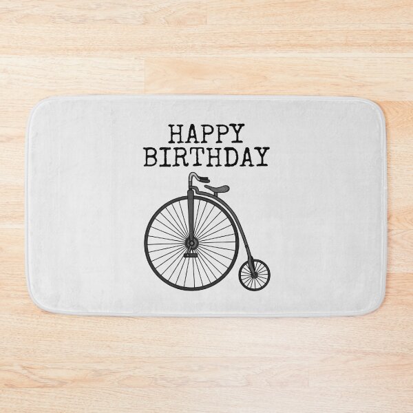 Item preview, Penny Farthing Bicycle, Happy Birthday, Cyclist Funny designed and sold by doodlerob.