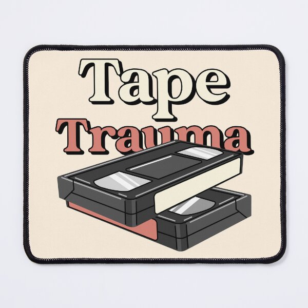 Item preview, TAPE TRAUMA Stacked VHS Cassettes With Retro Colors For Nostalgic Fans designed and sold by The Sun Brings Light.