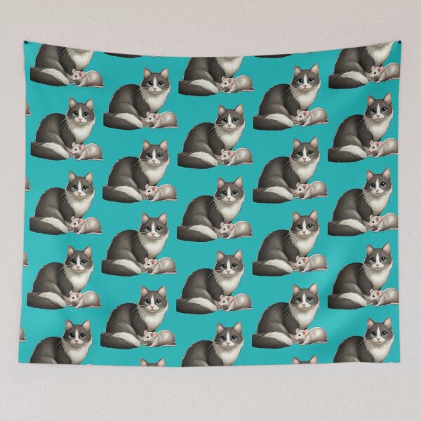 Item preview,  The Gentle Cat and the Brave Mouse designed and sold by IraBum.