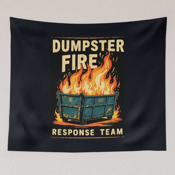 Item preview, Dumpster Fire Response Team designed and sold by StudioRedKoala.