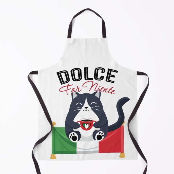 Item preview, Dolce Far Niente Relaxing Cat Coffee Drinker designed and sold by Freshinkshop.