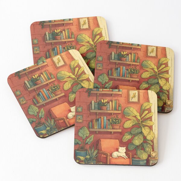 Item preview, Interior acogedor y relajado de estilo lofi designed and sold by bapupa.