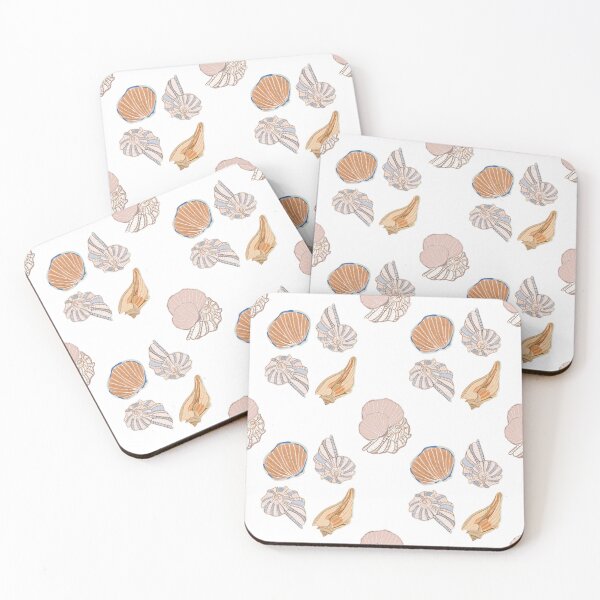 Item preview,  Transparent seamless marine pattern with shells.Trend colors. designed and sold by TaniaArtDesign.