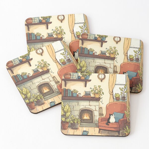 Item preview, Warm Lofi Cozy Indoor designed and sold by bapupa.