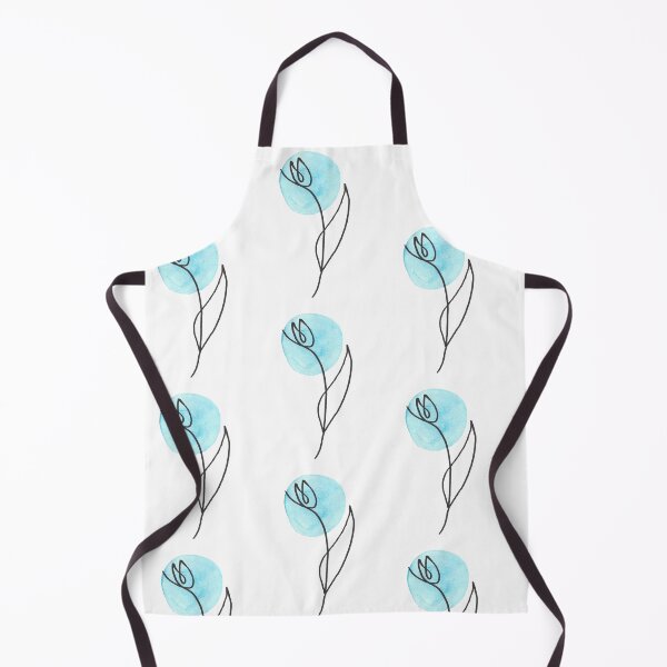 Item preview, Blue Line Art Tulip designed and sold by PaintingPositives.