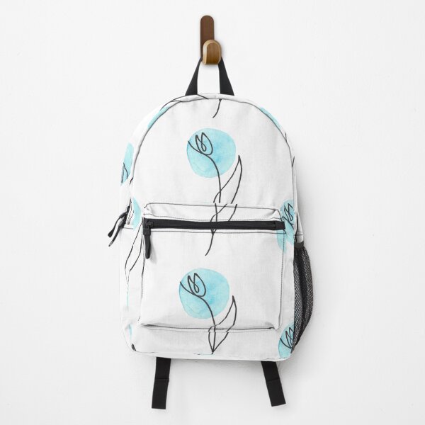 Item preview, Blue Line Art Tulip designed and sold by PaintingPositives.