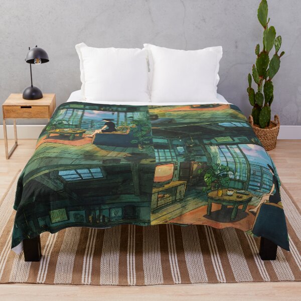 Item preview, Interior acogedor y tranquilo de estilo lofi designed and sold by bapupa.