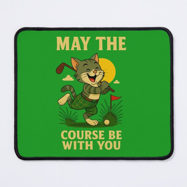Item preview, May The Course Be With You – Funny Golf Bunny Design designed and sold by Right-UR.