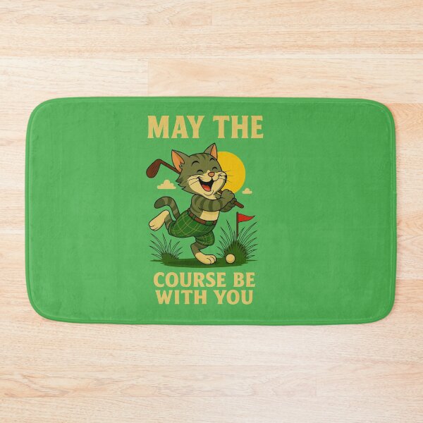 Item preview, May The Course Be With You – Funny Golf Bunny Design designed and sold by Right-UR.