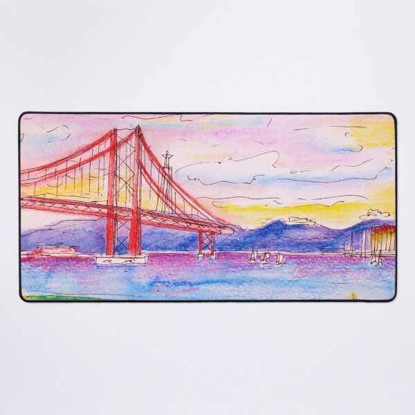Item preview, Cristo Rei. Rio Tejo. Lisbon designed and sold by Tereza Pilar Art.