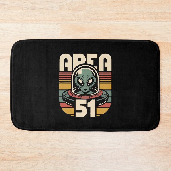 Item preview, Retro Alien Spaceship Design With Area 51 Roswell UFO 1970s text designed and sold by w1ckerman.