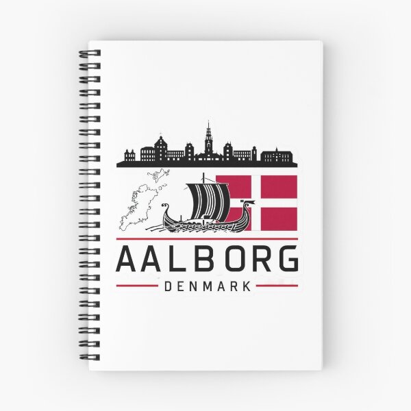 Item preview, Aalborg City Skyline and Viking Ship designed and sold by Aise06.